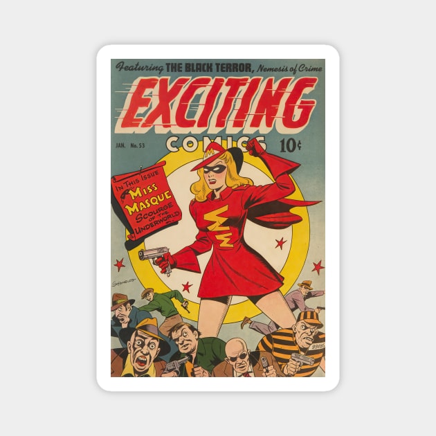 Exciting Comics No. 53 Magnet by Doc Multiverse Designs