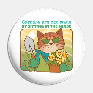 Gardening Cat Pin