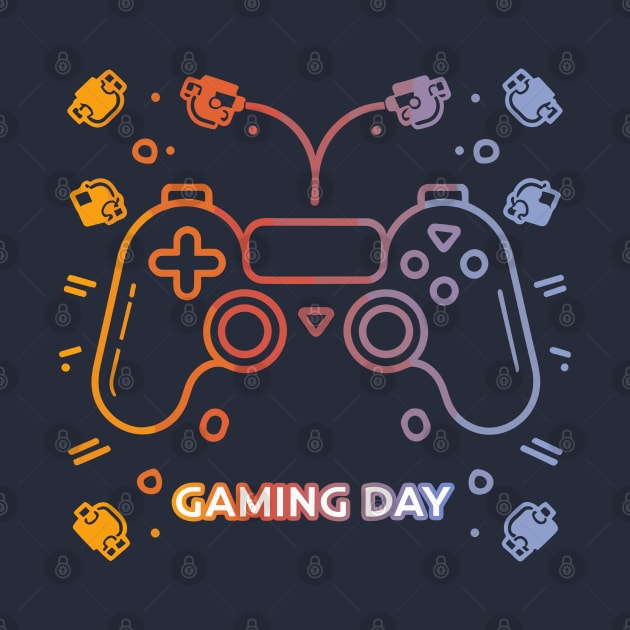 Gaming Day by NAM Illustration