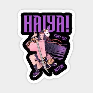 Haiya Anime Girl Magnet