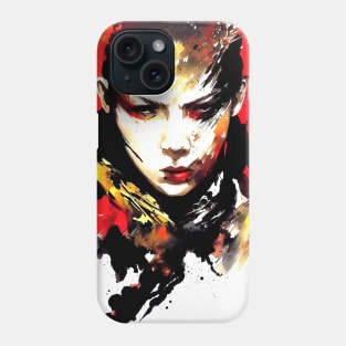 Martial Art Kung Fu Wild Nature Free Spirit Art Brush Painting Phone Case