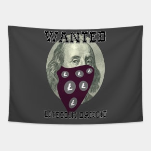 Litecoin Bandit Tapestry