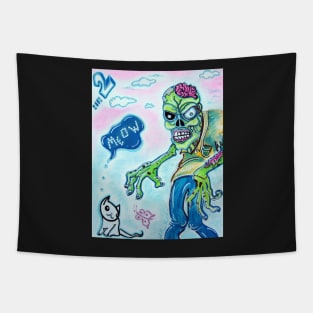 My Pet Zombie 2 - Here Kitty Kitty Tapestry