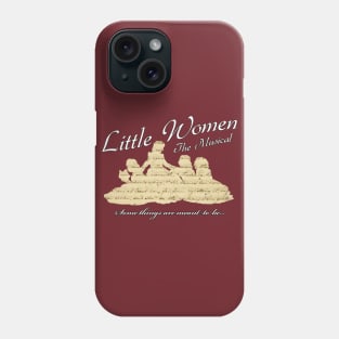 Little Women - Manuscript Design Phone Case