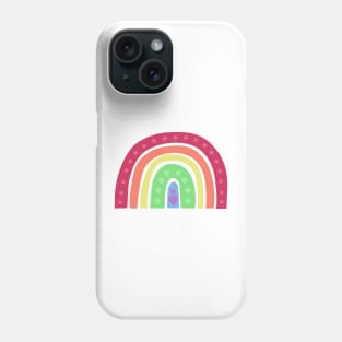 Cute Boho Rainbow Queer Pride White Phone Case