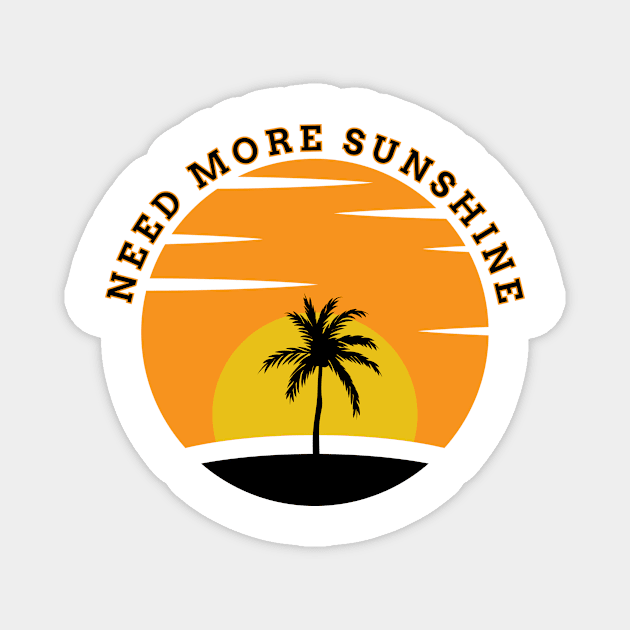 sunshine inspirational Magnet by Hexbees 