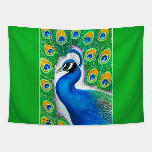 Peacock Tapestry by MelanieJeyakkumar