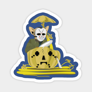 Pumpkin Jason Magnet