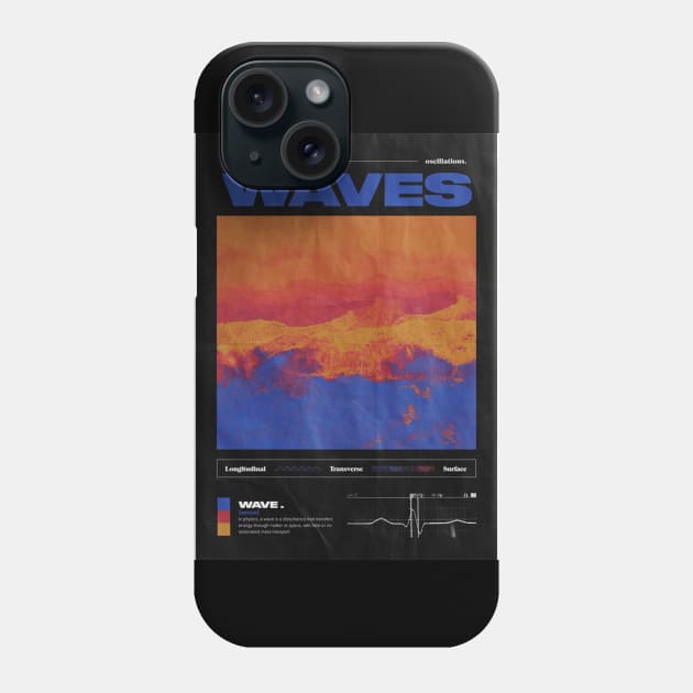 waves Phone Case by aestickers