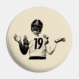 Juju Smith Schuster || Pencil Drawing 90s Pin