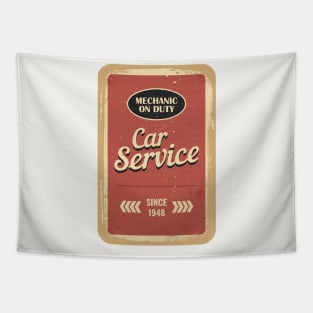 Car Service Tapestry