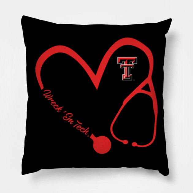 Texas Tech Red Raiders Heart 3 4 Nurse Texas Tech Red