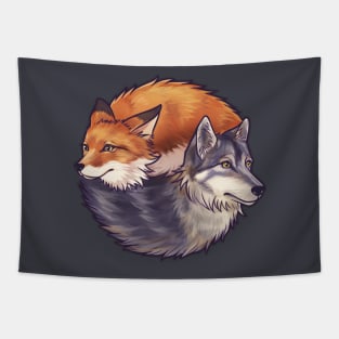 Fox and Wolf Tapestry