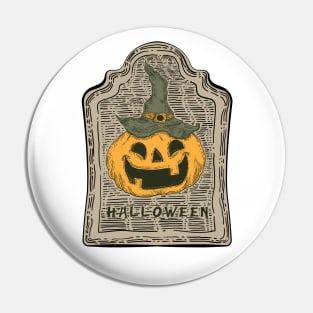 Engraved Halloween Pin