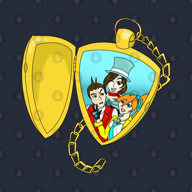 Phoenix Wright's New Locket by LunaHarker