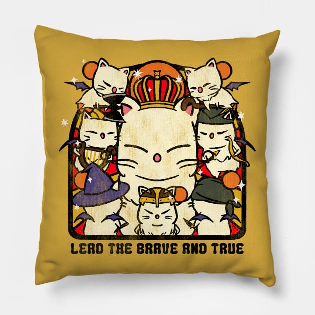 lead the brave and true Pillow by ill_ustrations
