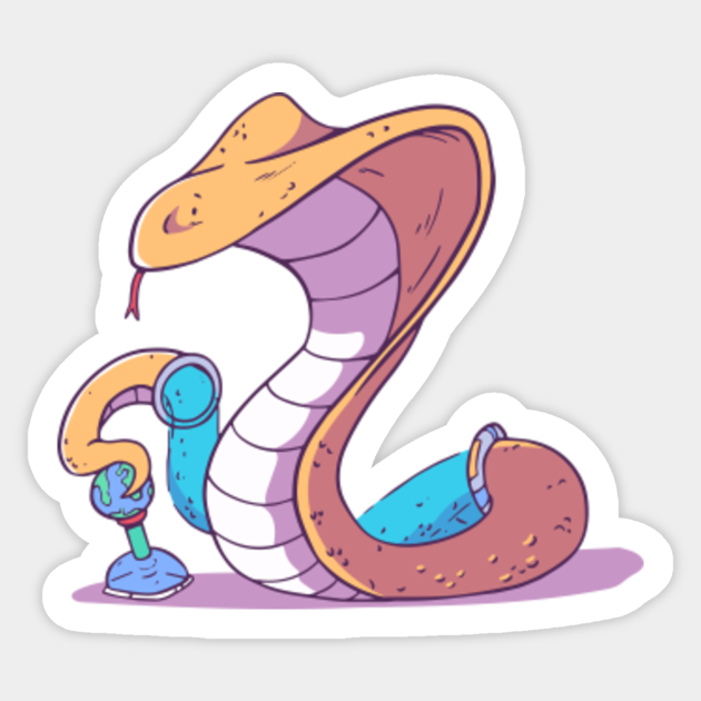 Gamer Cobra // Funny Animals Playing Video Games - Cute Gamer - Sticker | TeePublic Gamer Cobra // Funny Animals Playing Video Games - Cute Gamer - Sticker | TeePublic