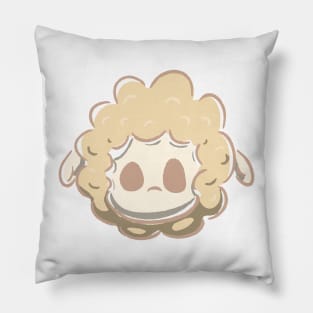 cute sheep set vector illustration Pillow