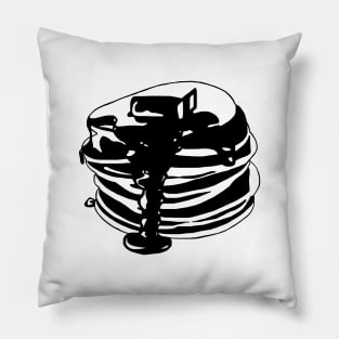 Contrast Pancakes (transparent) Pillow