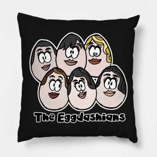 The Eggdashians - Can You Keep Up? Pillow