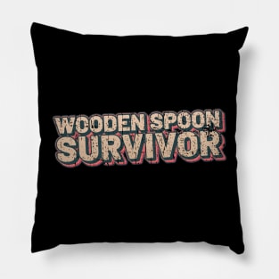 Wooden Spoon Survivor Vintage Pillow