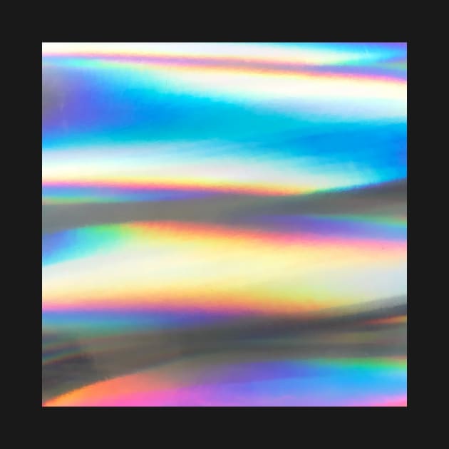 Rainbow Hologram Wave by softbluehum