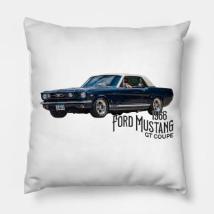 1966 Ford Mustang GT Coupe Pillow