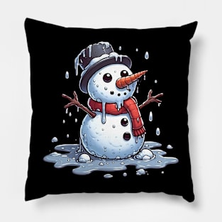 Melty The Snowman Pillow