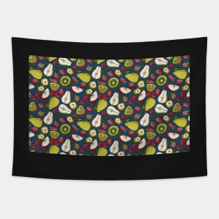 Pear and Rasberries with a hint of Kiwi pet bandana Tapestry