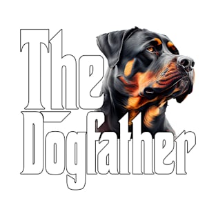 Rottweiler Dog Dad Dogfather Dogs Daddy Father Rottie T-Shirt