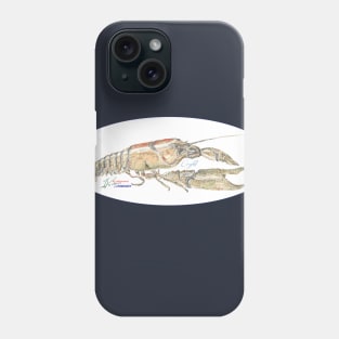 Crayfish on the catch Phone Case