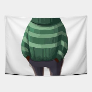 Bear in Winter Pullover Tapestry