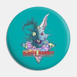 WEIRDO - Follow The White Rabbit - Nightmare - Turquoise Pin