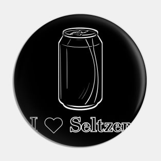 I Love Seltzer Pin