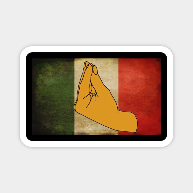 ITALIAN PINCHED FINGERS Magnet by Cult Classics