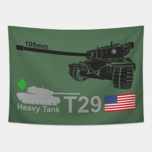 American Tank T29 Tapestry