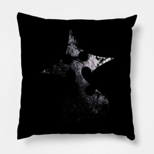 Nobody grunge galaxy Pillow