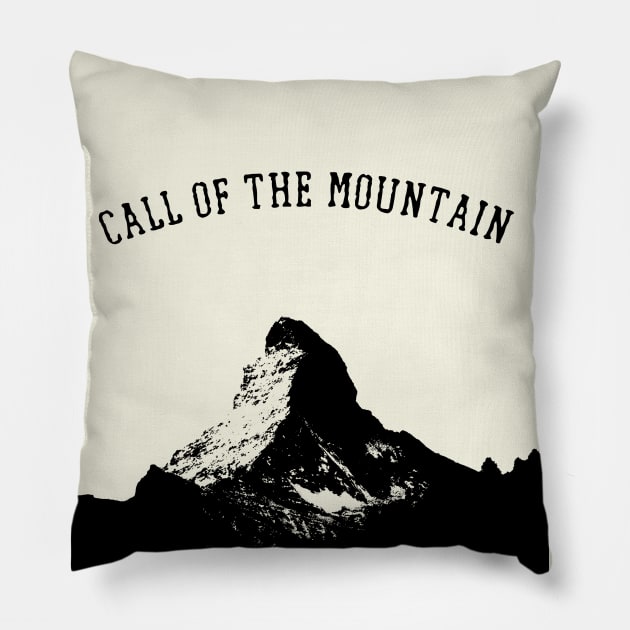 Mountain Call Pillow by DyrkWyst