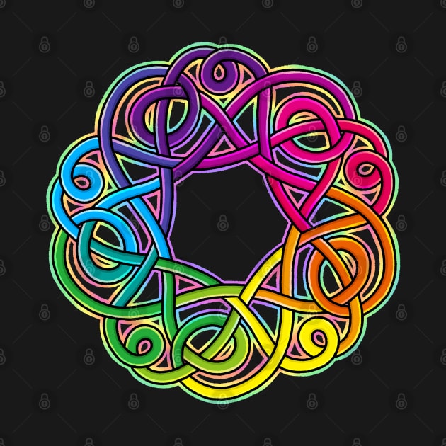 Rainbow Tangle by Beth Wilson