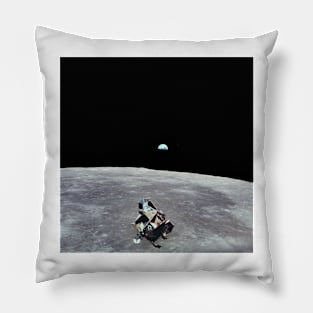 Apollo 11 LM ascent stage in lunar orbit, 1969 (C042/1704) Pillow