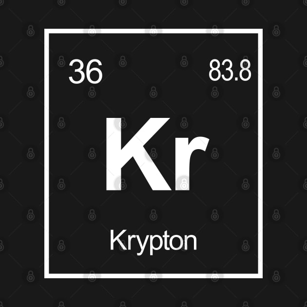 Kr Element of Krypton - Periodic Table Elements - Krypton by Mash92