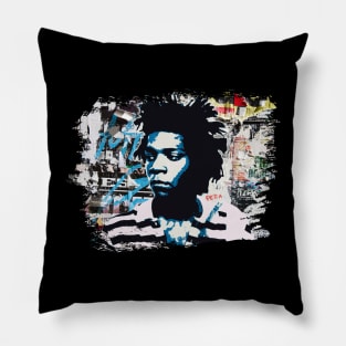 Basquiat Art - Urban Style Pillow