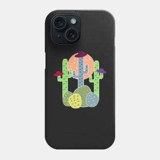 Cacti with hats Phone Case