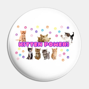 KITTEN POWER! Pin