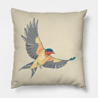 The Barn Swallow Pillow