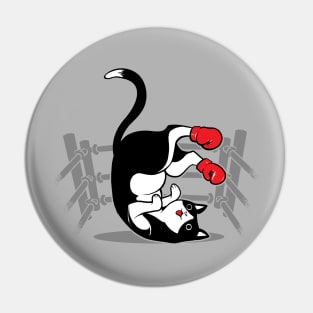 Boxer Cat Pin