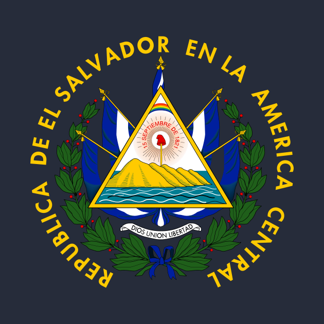 El Salvador - Coat of arms by verde