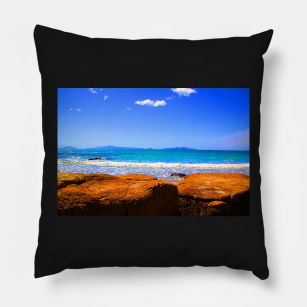 East Coast saturated Pillow by Kirkcov