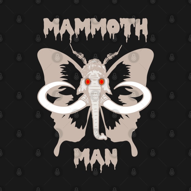 Mammoth Man (Moth Man) Silly Pun by Talesbybob