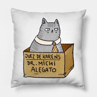 Juez Gato Michi Alegato Pillow